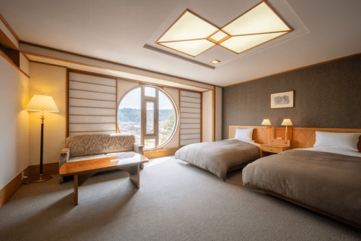 縄文のふる里　大湯温泉　ホテル鹿角 【禁煙】【特別和洋室】ひのき風呂付き【約85平米】