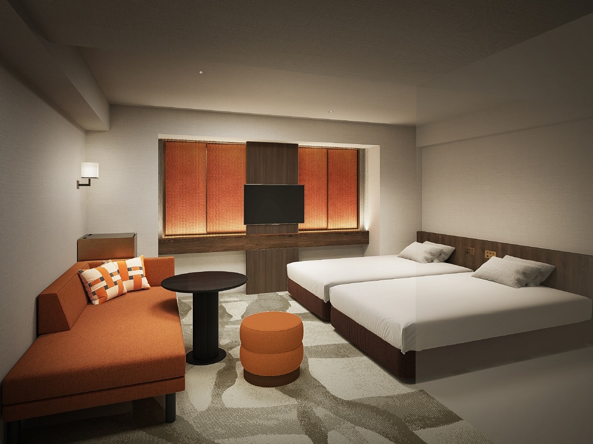 ホテル エルシエント京都八条口 リニューアル　本館スーペリアツインB