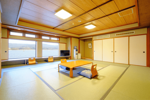 千年亭 【東郷湖ビュー】和室一間（15畳）／水琴亭　＜グループおすすめ・お子様不可・階段移動のみ＞