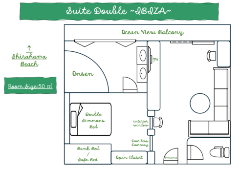 Hotel Sea Shell Suite　Double　~IBIZA~
