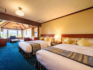 裏磐梯レイクリゾート・猫魔離宮 ペントハウスデラックスツイン