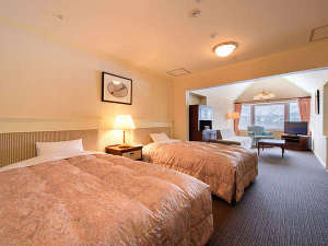 裏磐梯レイクリゾート・五色の森 【本館・五色の森】デラックスツイン（58㎡） 