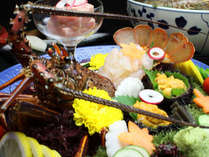 秋月温泉 料亭旅館 清流庵 【グルメ旅】豪華伊勢海老のお造り付!お料理ランクUPプラン