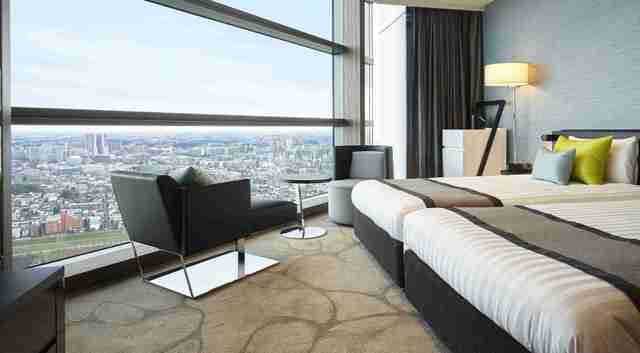 二子玉川エクセルホテル東急 ＜禁煙＞コーナーツイン［３６.８～３７.１米平・２８階以上］