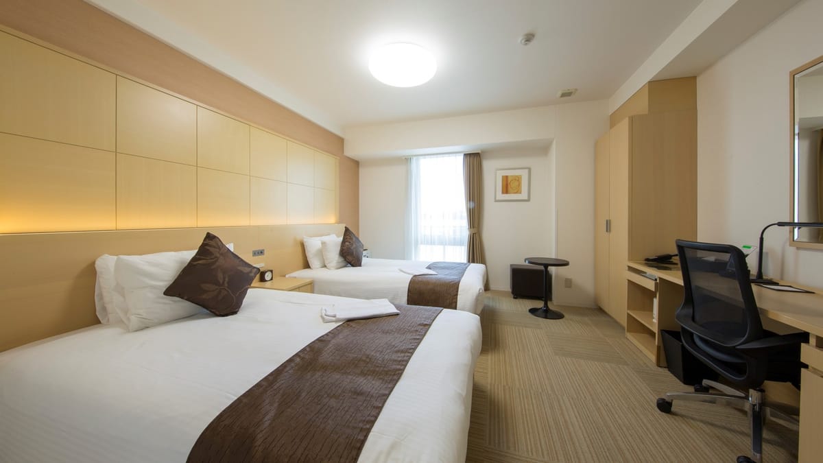 静鉄ホテルプレジオ静岡駅南 デラックスツイン喫煙