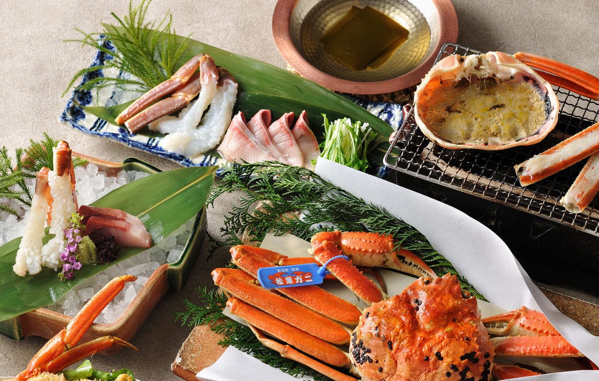 界 玉造 タグ付き活松葉蟹会席 1泊2食付