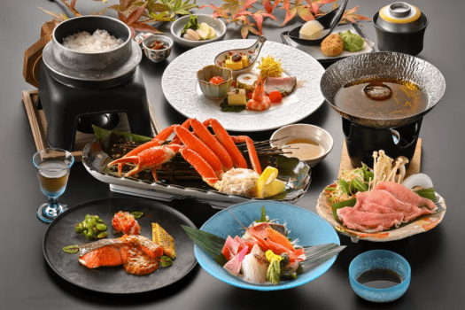 北陸　福井　あわら温泉　美松 【夕食付き】早い出発や朝寝坊もOK！朝を自分のペースで過ごしたい皆様に♪夕食付きプラン