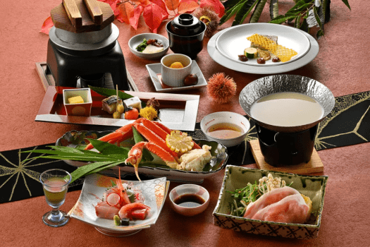 北陸 福井 あわら温泉 美松 【夕朝食付き】季節ごとにお品書きが替わる♪福井の美味しいものが楽しめる基本会席プラン