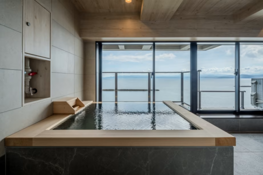 夫婦露天風呂の宿  吟松  露天風呂付きプレミアム和洋室 ~汐乃音~