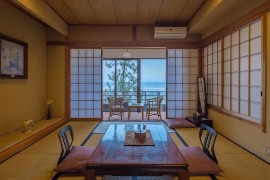 夫婦露天風呂の宿  吟松  【禁煙】＜陶器露天風呂付き＞海側３階和室１0畳