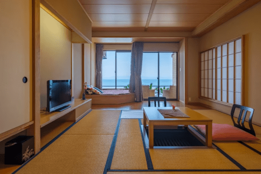 夫婦露天風呂の宿  吟松  【禁煙】海側５階和室6.5帖＋まどろみ（風呂なし）