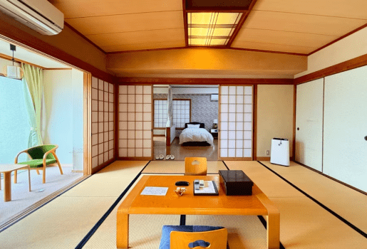 夫婦露天風呂の宿  吟松  【禁煙】＜準バリアフリー＞海側２階和洋室12.5畳＆ツイン