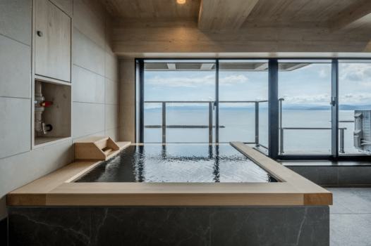 夫婦露天風呂の宿  吟松  露天風呂付きプレミアム和洋室 ～汐乃音～