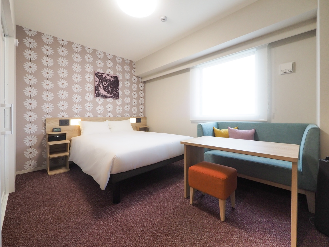 たびのホテル石狩 ユニバーサルダブル　洗濯機＆電子レンジ付