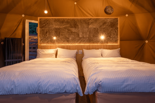 グランピング五感 【スタンダード】96平米<デッキ付き>パノラマドーム