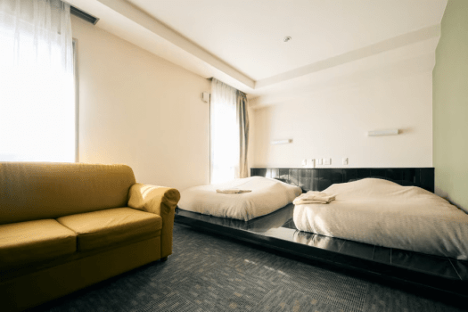 アーバイン広島エグゼクティブ プレミアツインルーム◇禁煙◇