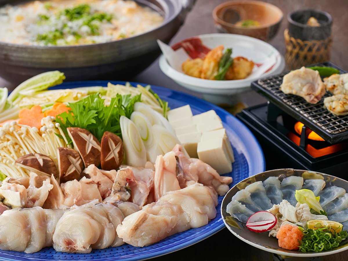 淡路夢泉景 【福良港直送】淡路島3年とらふぐづくしプラン（お食事会場）