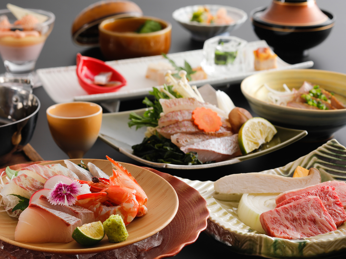 淡路夢泉景 【早割30（公式ＨＰ限定）】【島の逸品揃い】四季のグルメを味わうプラン（お食事会場）