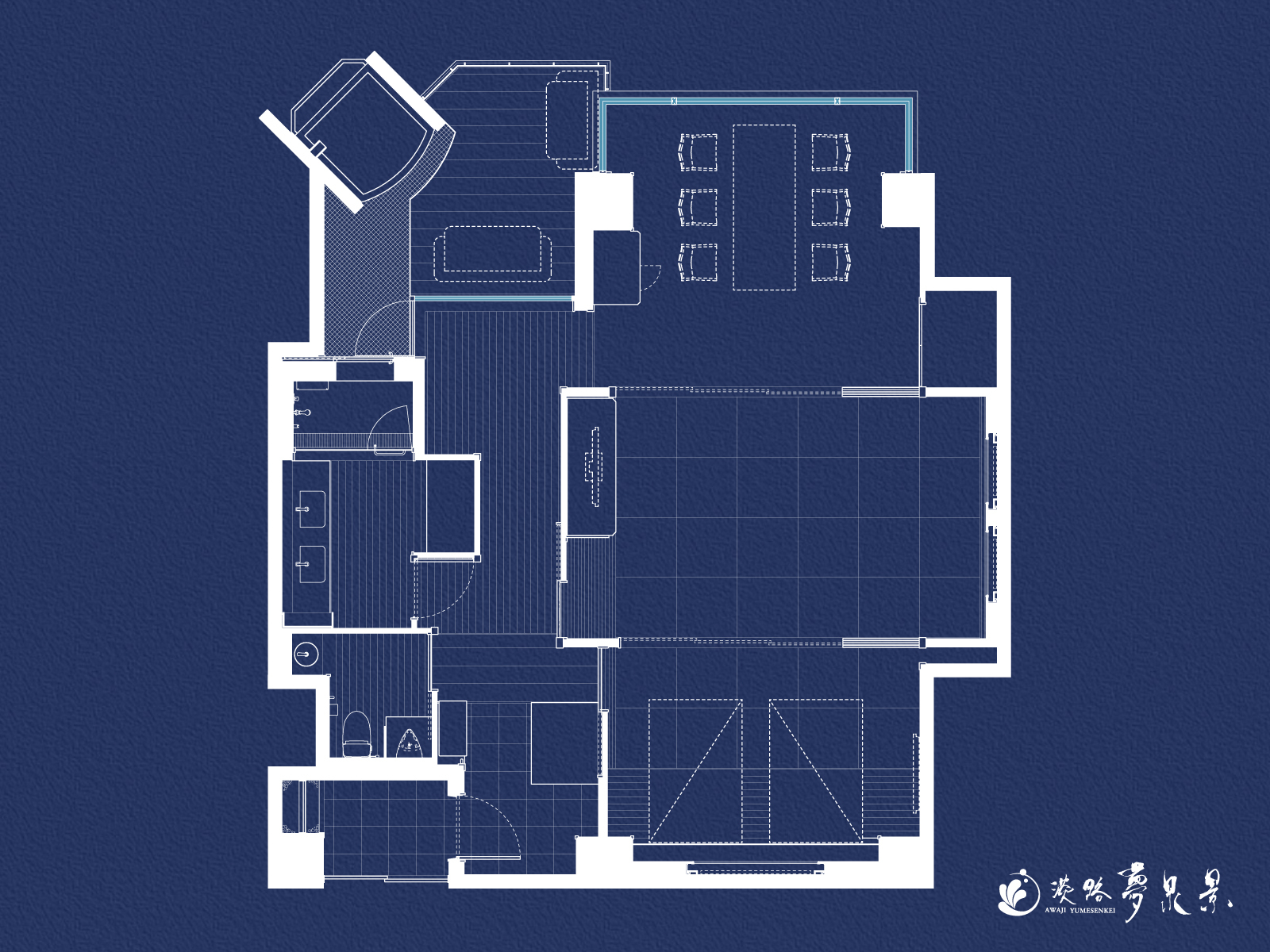 淡路夢泉景 【コンフォートフロア】専有露天風呂付特別客室630号（禁煙/114平米）