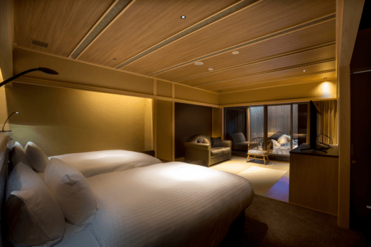 Hotel 侑楽 京八坂 露天風呂付テラス&坪庭付和風ツインA