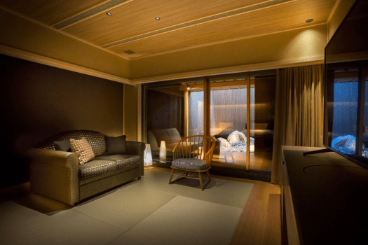 Hotel 侑楽 京八坂 露天風呂付テラス&坪庭付和風ツインA