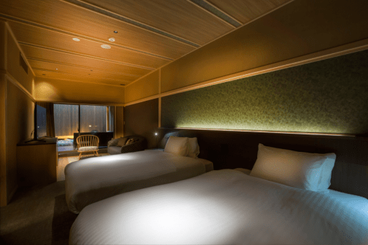 Hotel 侑楽 京八坂 露天風呂付テラス&坪庭付和風ツインC