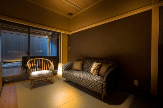 Hotel 侑楽 京八坂 露天風呂付テラス&坪庭付和風ツインC