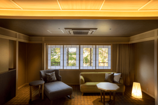 Hotel 侑楽 京八坂 和風ツインB(オープンエア青石和風呂付)