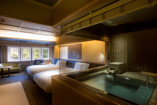 Hotel 侑楽 京八坂 和風ツインC(インルーム青石和風呂付)