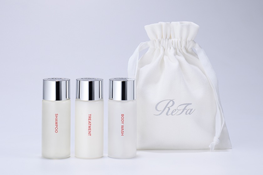 変なホテル東京 浜松町 変なホテル x【ReFa】ルーム増室記念 ReFaビューテックシリーズミニボトルセットポーチ50mL付<朝食付>