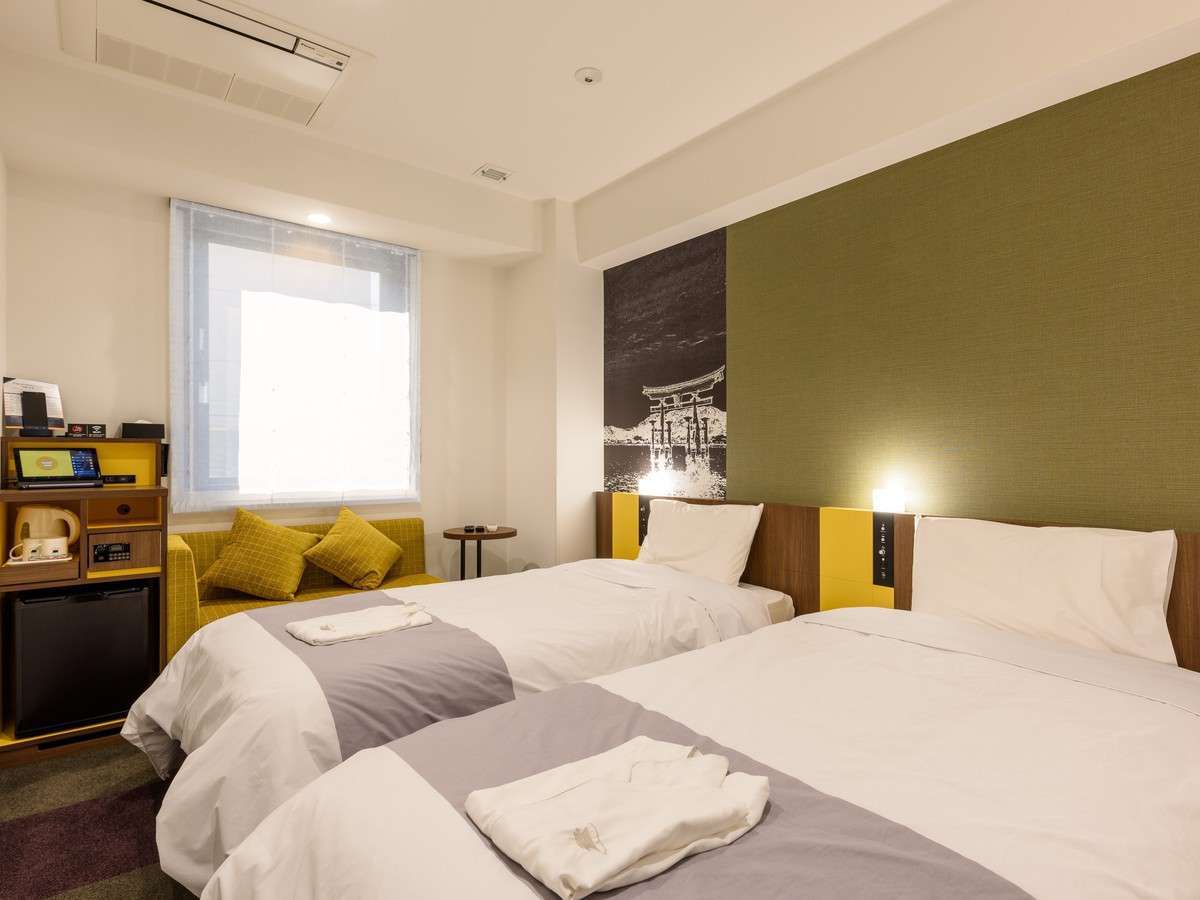 変なホテル東京 羽田 【室数限定！】大画面でBlu-ray＆DVD鑑賞可能！！　ベッド2台&セパレートタイプのお風呂確約プラン！＜食事なし＞