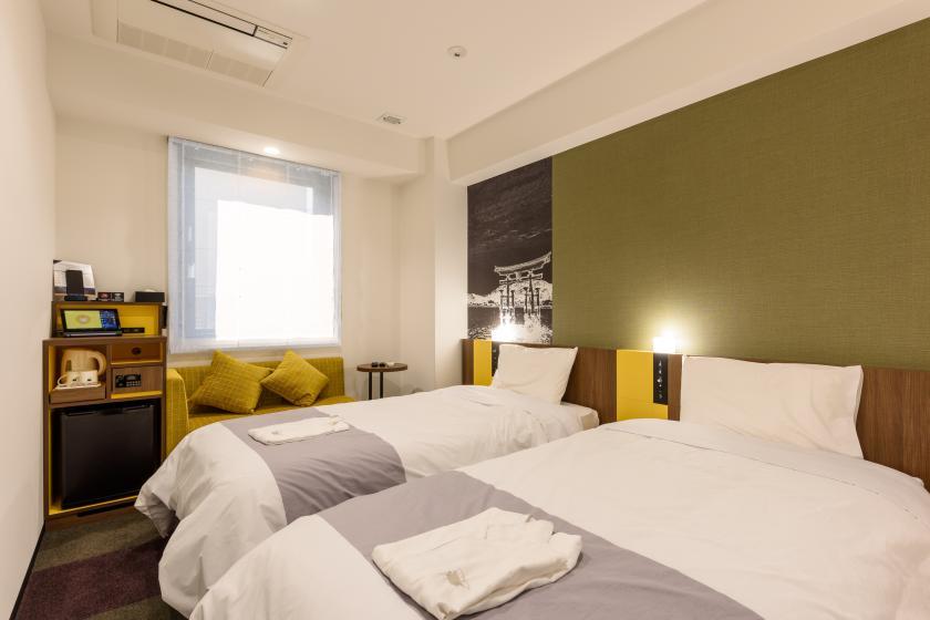 変なホテル東京 羽田  【クロームキャスト完備】大画面で動画配信サービス見放題！！　ベッド2台&セパレートタイプのお風呂確約！＜食事なし＞