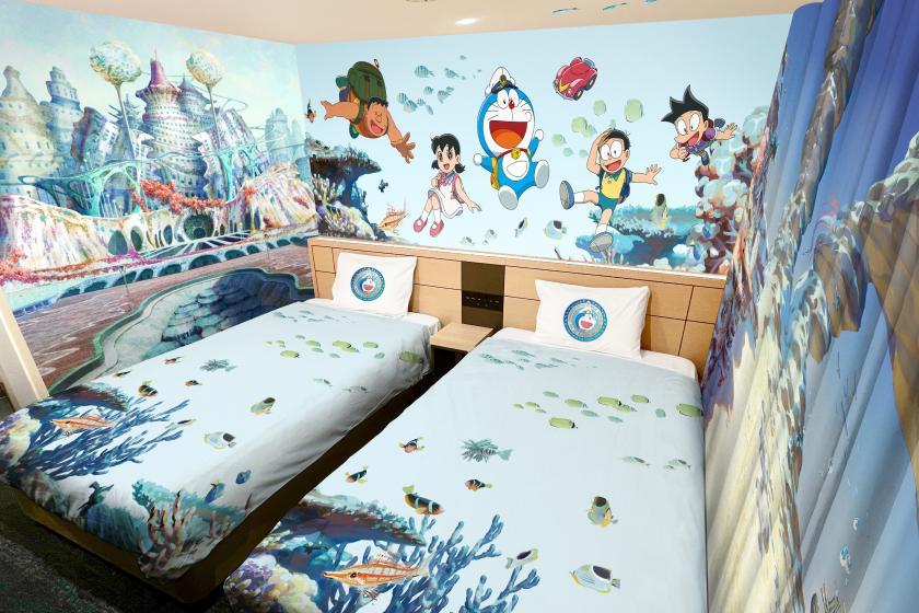 変なホテル金沢 香林坊 【映画ドラえもん 新・のび太の海底鬼岩城】「映画ドラえもんルーム」