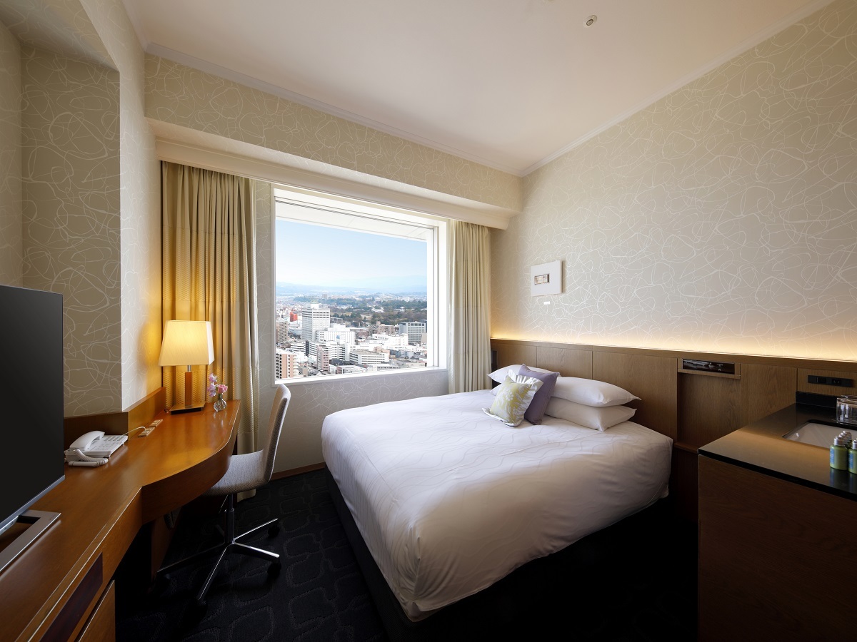 ホテル日航金沢 リュクスダブル/バス・トイレ別(禁煙・26階 28階)