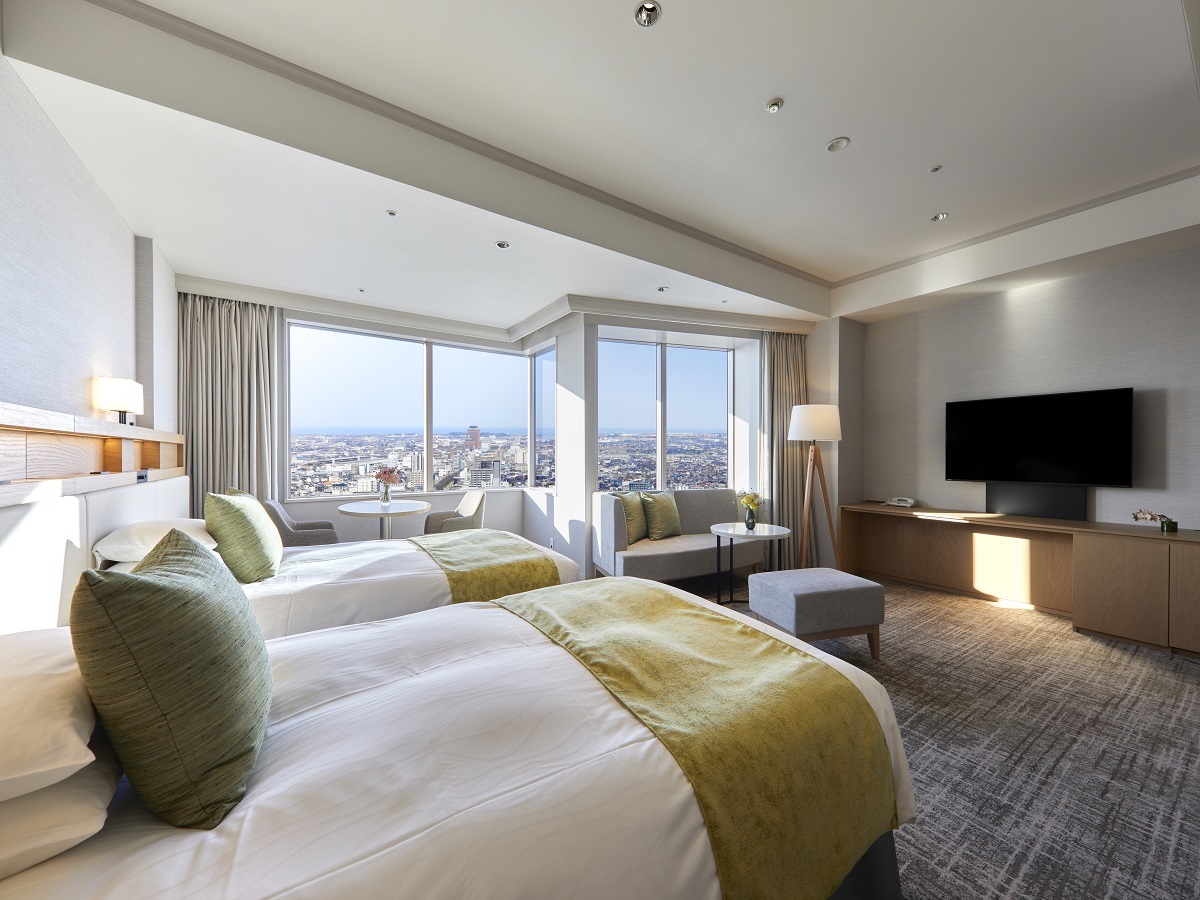 ホテル日航金沢 コンフォートデラックスツイン/バス・トイレ別(禁煙)