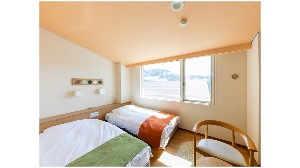 万座ホテルジュラク 【禁煙】17㎡ツイン・SIMMONSベット