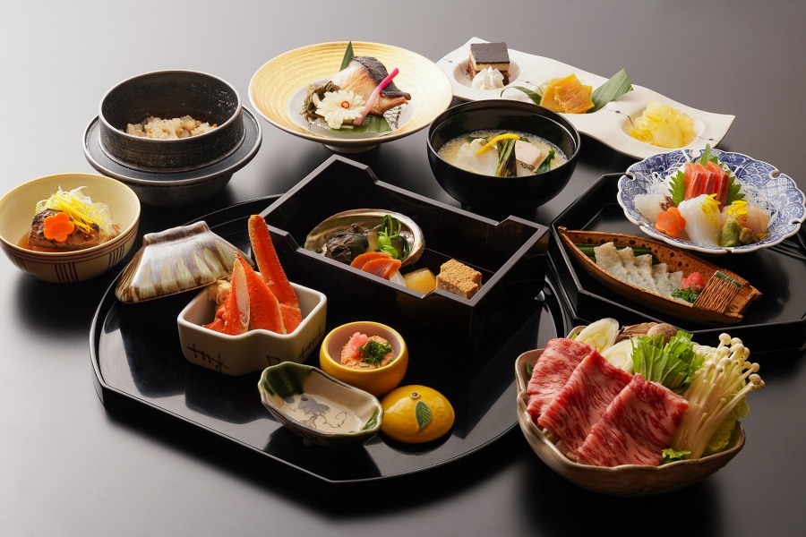 ホテル天坊 甘くとろけるブランド黒毛和牛「上州牛」を堪能◆四季折々の創作料理を料亭個室で味わう本格会席