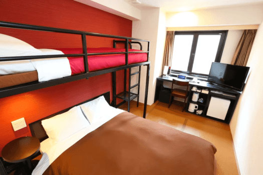 アーバイン東京・羽田 蒲田 禁煙 アジアンスタイルルーム(畳仕様+ロフトベッド付)