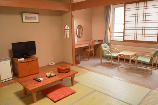 蘭越町交流促進センター　幽泉閣 １泊朝食付きプラン　★予約制の宿泊者無料の貸切風呂あり★