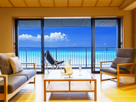 海の旅亭おきなわ名嘉真荘 プレミアムスイート■名嘉真-NAKAMA-【ビューバス付 95㎡】