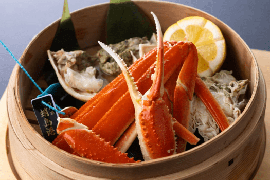 まつさき 【日本一と評される加能ガニ!】活加能ガニ懐石 ~お一人様1杯分!~ 香箱ガニ1杯付