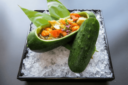 まつさき ～登録無形文化財の加賀料理を味わう｜～夏の美味涼み懐石と加賀野菜「太きゅうりの宝船」～