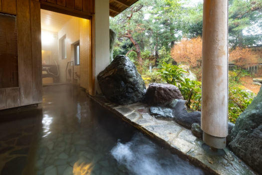 まつさき 【本館桃山庵】≪白玉の間≫和洋室（和室12.5畳+洋室24㎡）／温泉露天付