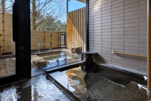 まつさき 上質空間【鳳凰棟】特別室ベット付(12.5畳+10畳+3畳+広縁+バルコニー)/温泉露天+内湯付