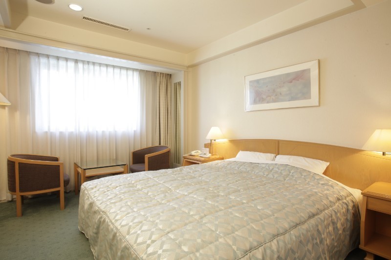 ジャスマックプラザホテル ［本館］ダブル【喫煙】◆27㎡◆ベット幅140㎝