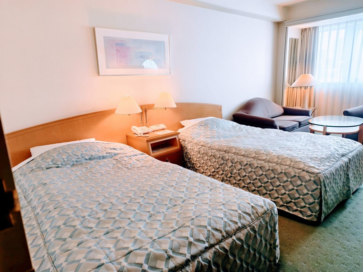 ジャスマックプラザホテル ［本館］トリプル【喫煙】◆35㎡◆ベッド幅122cm～ソファ付