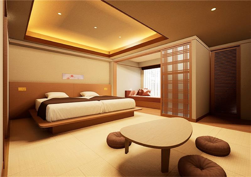 別府温泉－竹と椿のお宿－花べっぷ リニューアル和風ツイン34～42㎡【千鳥・夢あかり】【禁煙】