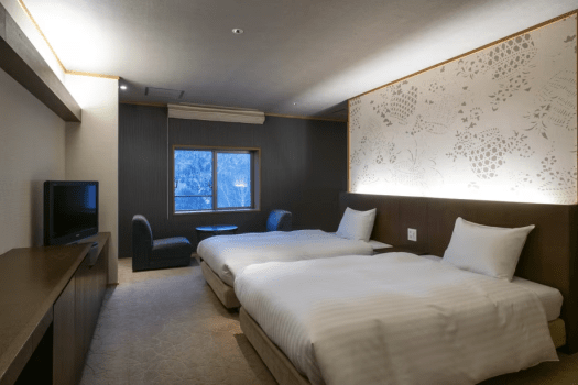 層雲閣 【禁煙】デラックスツイン【30㎡】
