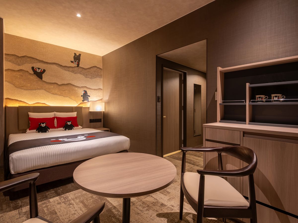 亀の井ホテル 阿蘇 くまモンルーム クイーン(バス付)