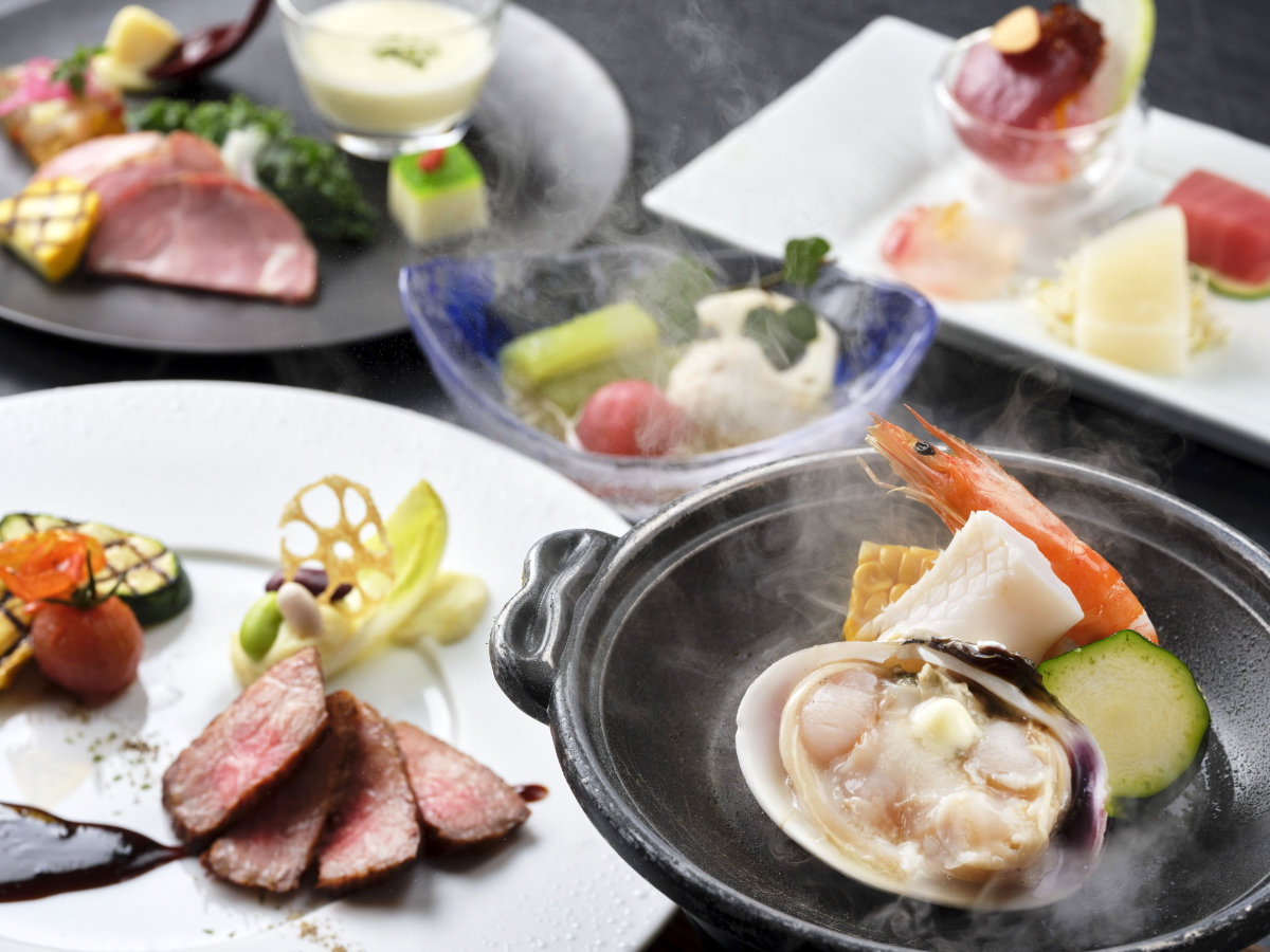亀の井ホテル 潮来 【土地の恵み会席】新鮮な海の幸や洋食シェフが作る本格ビーフシチューが味わえる当ホテル一押し会席料理